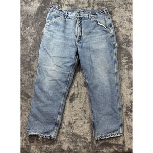 Mens 40X29Guide Gear Jeans Fleece Lined THINSULATE Insulated Denim Straight Leg